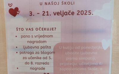 Zaljubljeni mjesec u OŠ Andrije Kačića Miošića