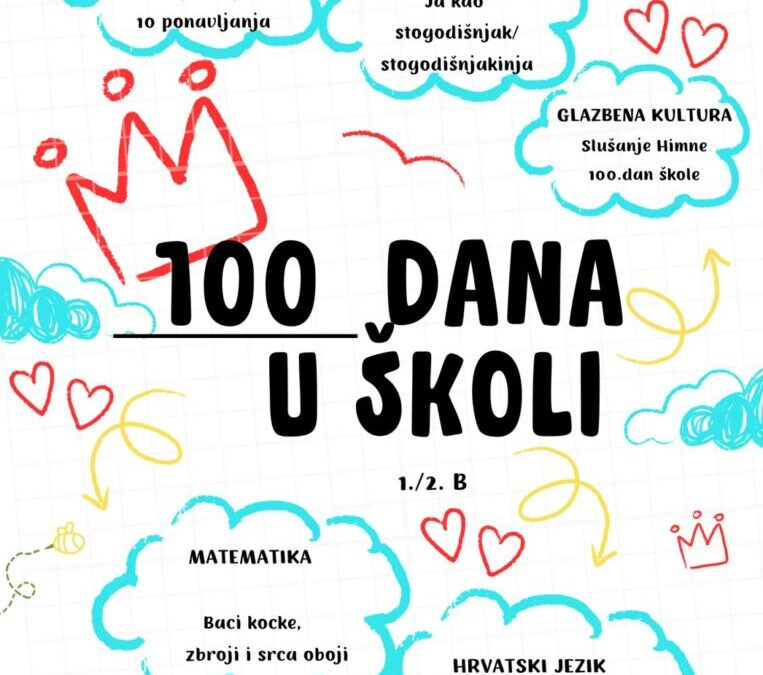 100. dan škole – 100 razloga za ponos!